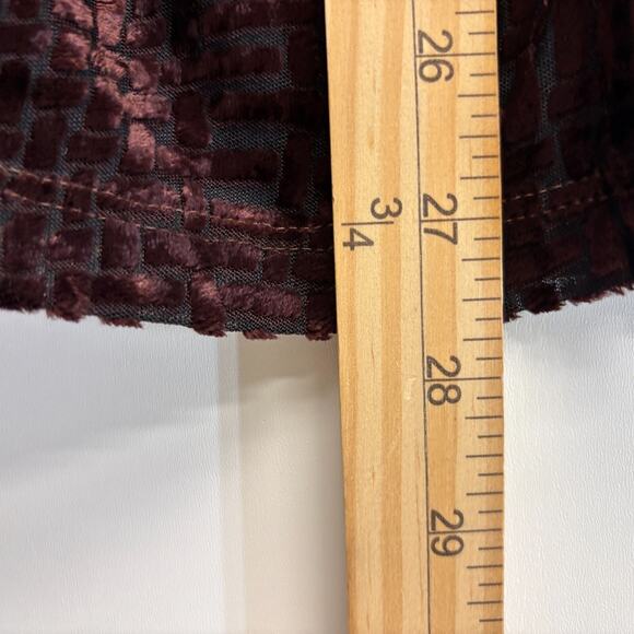 Vintage Hanky Panky Burnout Velvet Slip Dress & Jacket Set Size L Whimsigoth - Picture 7 of 15